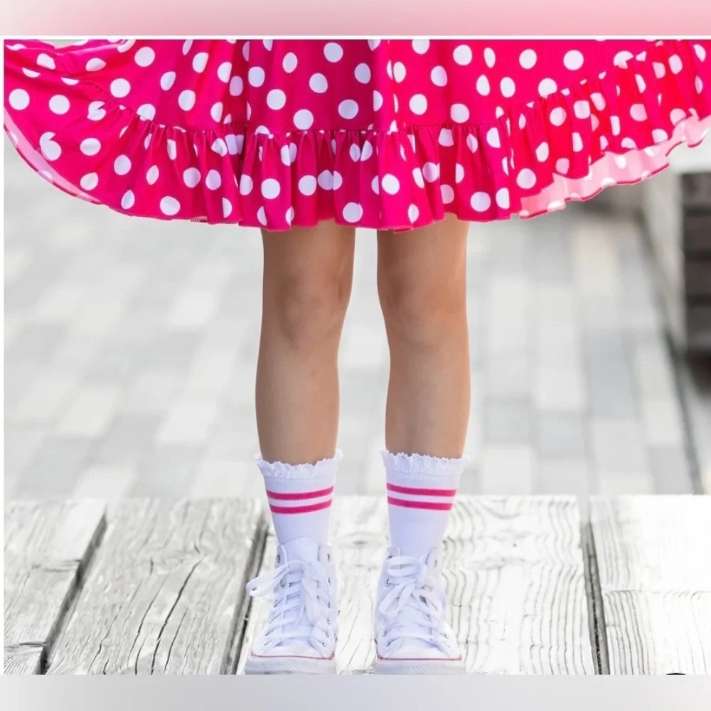girl by little stocking Co. Classic Stripe Midi Sock 3-Pack
